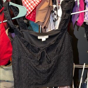 Aeropostale Black Lace off the shoulder top
New without tags
Never worn